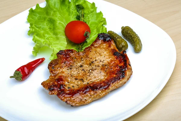 Pečené vepřové maso s pepřem — Stock fotografie