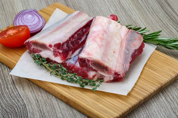 Raw beef ribs — Stock Photo, Image