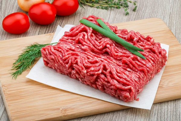 Rohes Hackfleisch — Stockfoto