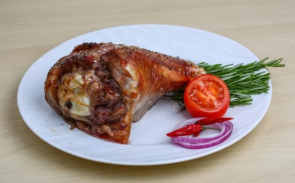 Rosted turkey leg — Stock Photo, Image