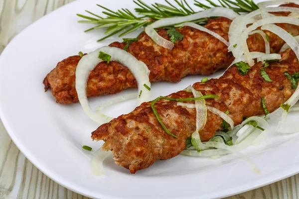 Carne di manzo kebab — Foto Stock