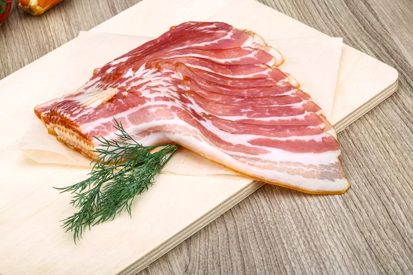 Sliced bacon — Stock Photo, Image