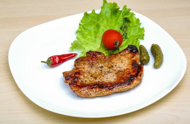 kavrulmuş domuz eti