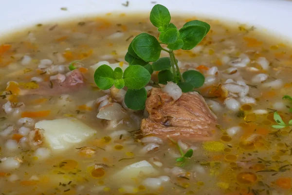 Cereal soup — Stock Photo, Image