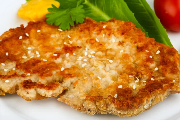 Varkensvlees schnitzel — Stockfoto