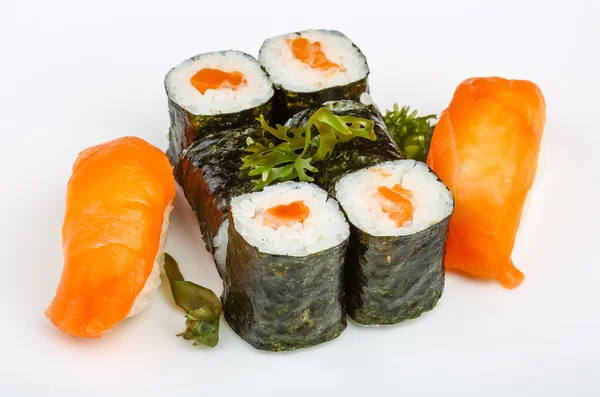 Sushi with salmon — Stock Photo, Image