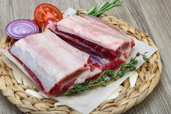 Raw beef ribs — Stock Photo, Image
