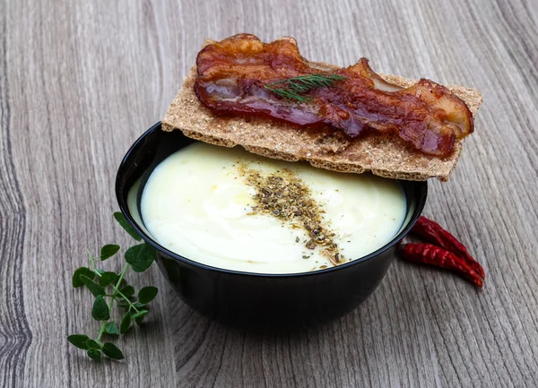 Sopa de queijo — Fotografia de Stock