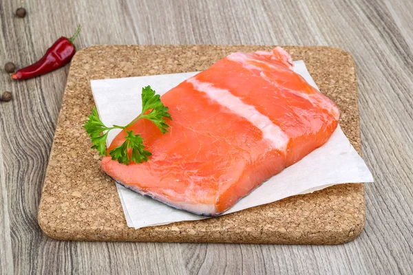 Salted Salmon fillet — Stock Photo, Image