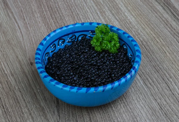 Caviale nero di lusso — Foto Stock