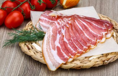 Dilimlenmiş jambon dilimleri