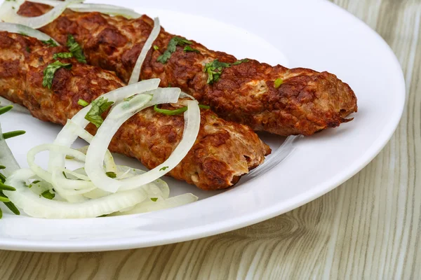 Carne di manzo kebab — Foto Stock