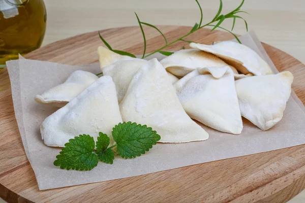 Raw potato dumplings — Stock Photo, Image