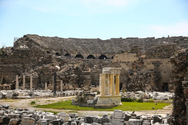 Side ruins in Turkey — Stock Photo, Image