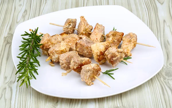 Brochette de poulet — Photo