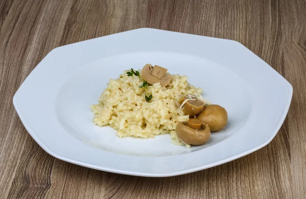 mantarlı risotto