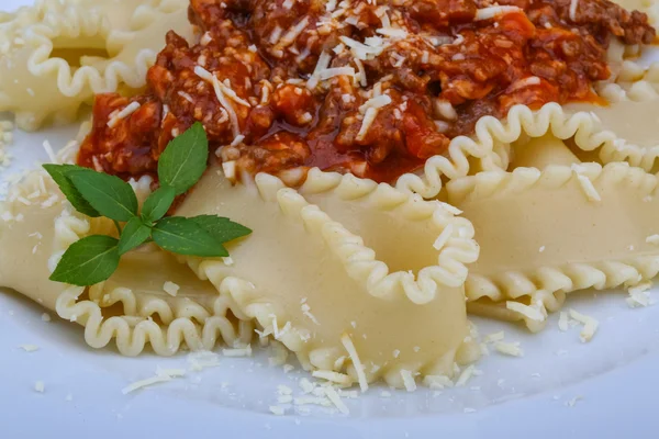 Bolognese makarna — Stok fotoğraf