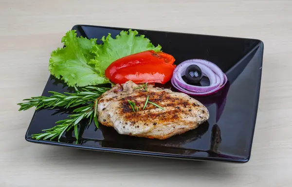 Grilovaný Vepřový steak — Stock fotografie