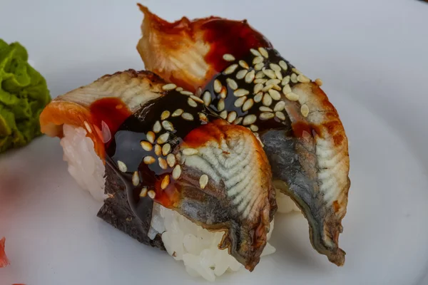 Eel sushi — Fotografie, imagine de stoc