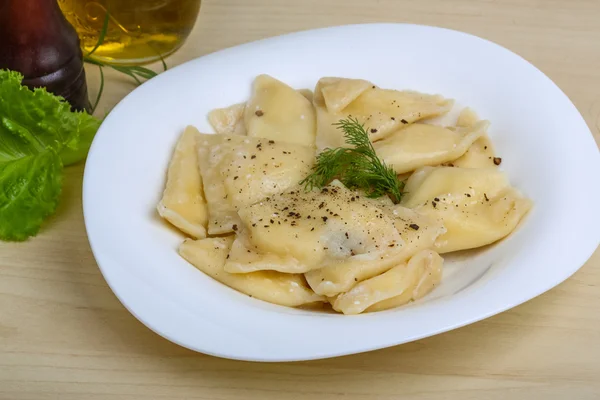 Ukrainian porato dumplings - Vareniki — Stock Photo, Image