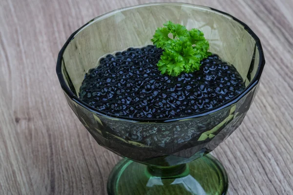 Caviar preto — Fotografia de Stock