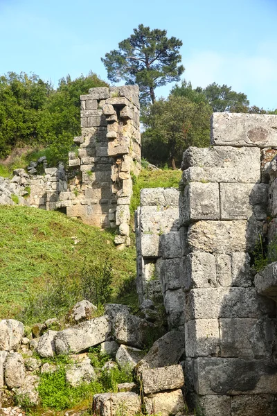 Phaselis harabelerini Türkiye'de — Stok fotoğraf