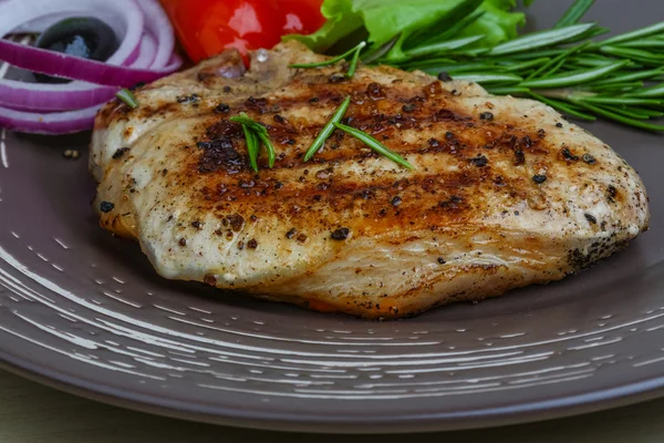 Bife de porco grelhado — Fotografia de Stock