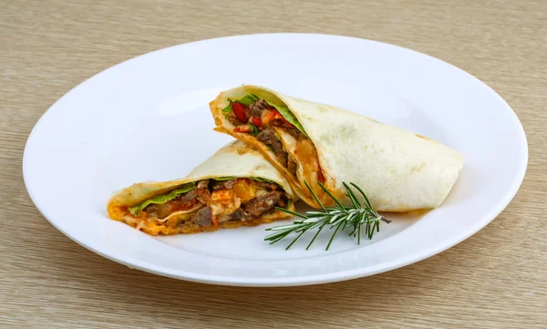 Tortilla avvolgente — Foto Stock