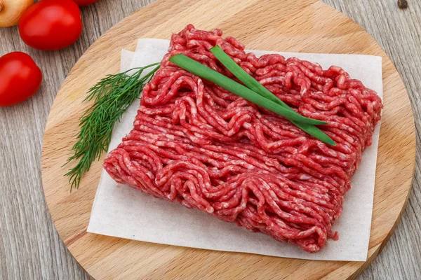 Carne picada cruda —  Fotos de Stock