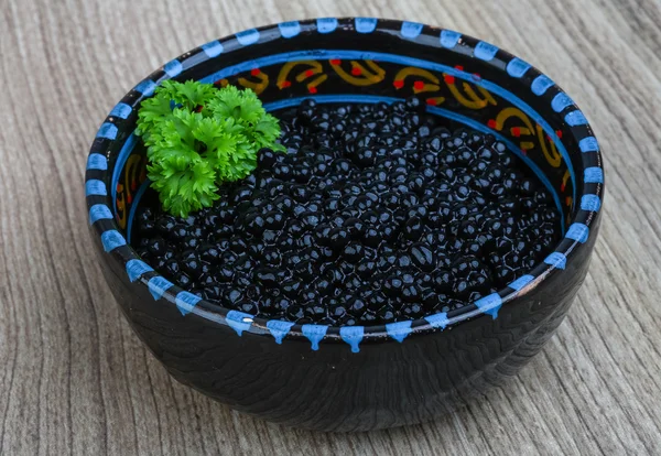 Caviar negro de lujo —  Fotos de Stock