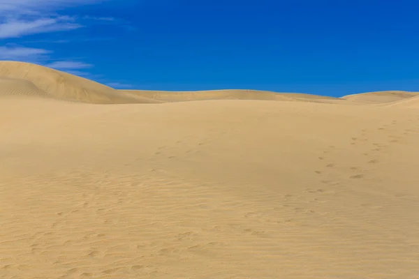 Maspalomas Duna - Pustynia na Wyspach Kanaryjskich Gran Canaria — Zdjęcie stockowe