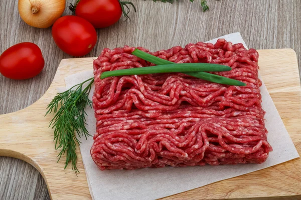 Rohes Hackfleisch — Stockfoto