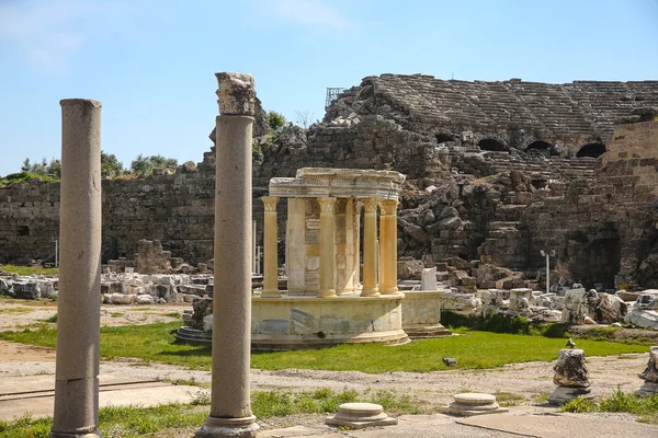 Side ruins in Turkey — Stock Photo, Image