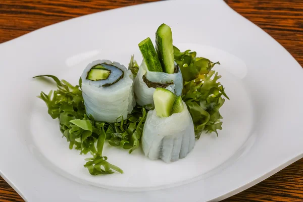 Squid sashimi — Stock Photo, Image