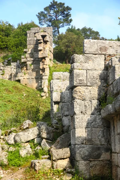 Phaselis harabelerini Türkiye'de — Stok fotoğraf