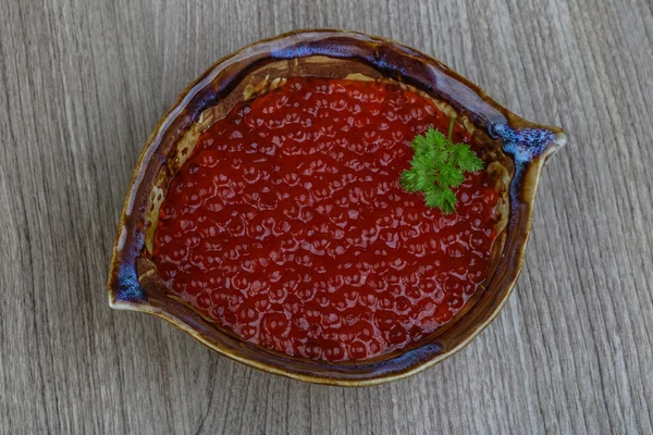 Caviar roșu — Fotografie, imagine de stoc