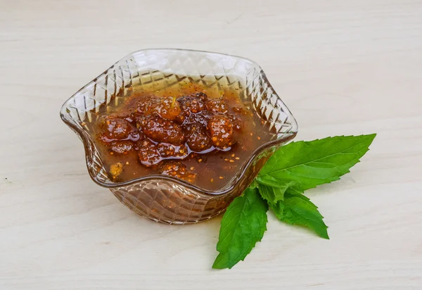 Mulberry jam — Stock Photo, Image