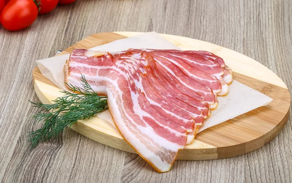 Sliced bacon — Stock Photo, Image