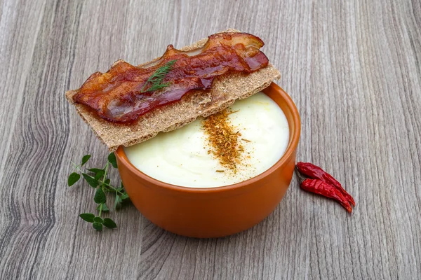 Cheese soup — Stock Image Cheese soup Stock Image