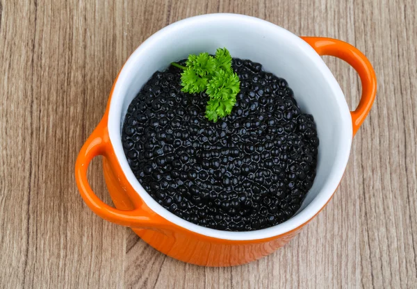 Black caviar — Stock Photo, Image