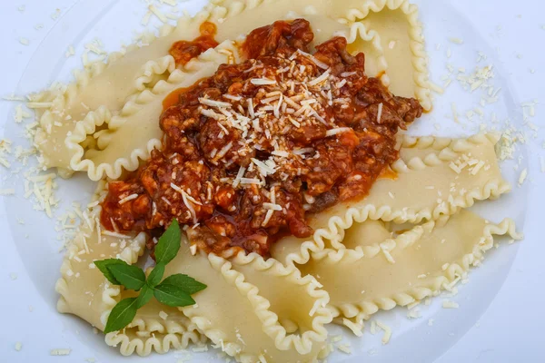 Bolognese makarna — Stok fotoğraf