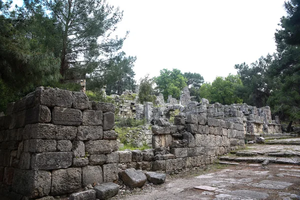 Phaselis ruínas em peru — Fotografia de Stock