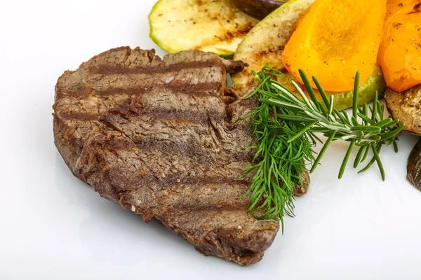 Grilovaná telecí steak — Stock fotografie