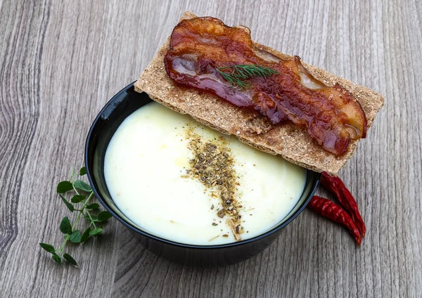 Sopa de queijo — Fotografia de Stock