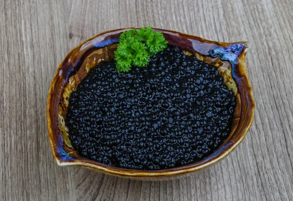 Zwarte kaviaar — Stockfoto