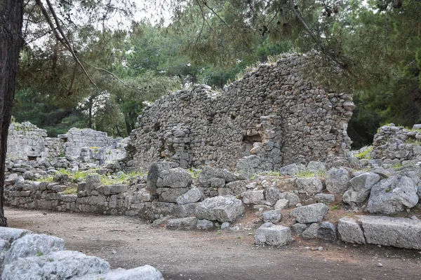 Phaselis ruínas em peru — Fotografia de Stock