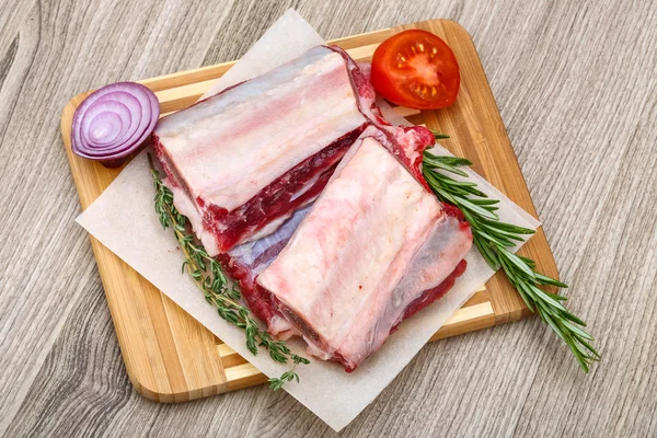 Raw beef ribs — Stock Photo, Image