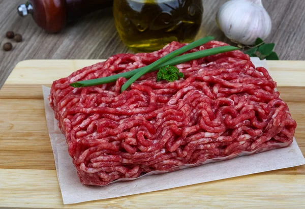 다진된 쇠고기 고기 — 스톡 사진