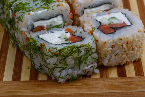 Tuna and dill roll — Stock Photo, Image
