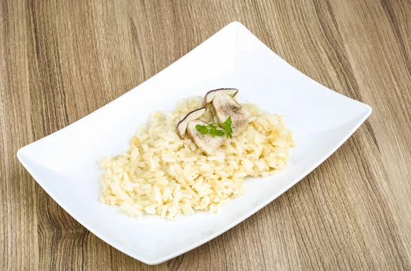 Mushroom risotto — Stock Photo, Image